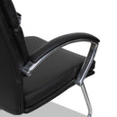 Alera® wholesale. Alera Neratoli Slim Profile Guest Chair, 23.81'' X 27.16'' X 36.61'', Black Seat-black Back, Chrome Base. HSD Wholesale: Janitorial Supplies, Breakroom Supplies, Office Supplies.