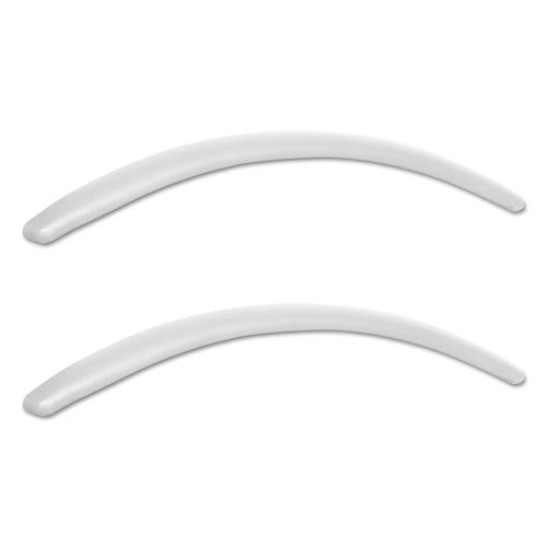 Alera® wholesale. Alera Neratoli Series Replacement Arm Pads, Leather, 1.77w X .59d X 15.15h, White, 1 Pair. HSD Wholesale: Janitorial Supplies, Breakroom Supplies, Office Supplies.