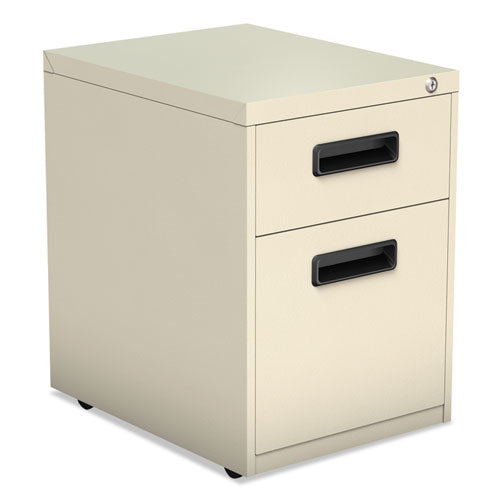 Alera® wholesale. Two-drawer Metal Pedestal File, 14.96w X 19.29d X 21.65h, Putty. HSD Wholesale: Janitorial Supplies, Breakroom Supplies, Office Supplies.