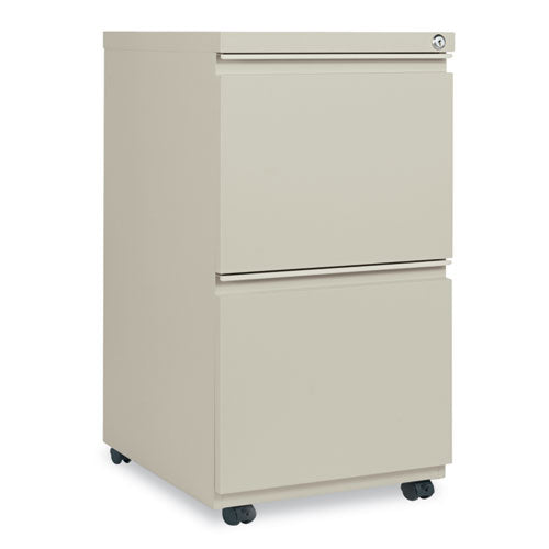 Alera® wholesale. Two-drawer Metal Pedestal File With Full-length Pull, 14.96w X 19.29d X 27.75h, Putty. HSD Wholesale: Janitorial Supplies, Breakroom Supplies, Office Supplies.