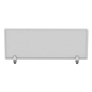 Alera® wholesale. Polycarbonate Privacy Panel, 47w X 0.50d X 18h, Silver-clear. HSD Wholesale: Janitorial Supplies, Breakroom Supplies, Office Supplies.