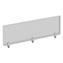 Alera® wholesale. Polycarbonate Privacy Panel, 65w X 0.50d X 18h, Silver-clear. HSD Wholesale: Janitorial Supplies, Breakroom Supplies, Office Supplies.