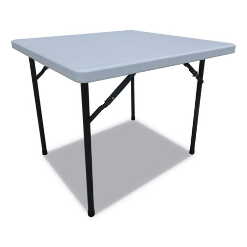 Alera® wholesale. Square Plastic Folding Table, 36w X 36d X 29 1-4h, White. HSD Wholesale: Janitorial Supplies, Breakroom Supplies, Office Supplies.