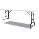 Alera® wholesale. Adjustable Height Plastic Folding Table, 72w X 29 5-8d X 29 1-4 To 37 1-8h, White. HSD Wholesale: Janitorial Supplies, Breakroom Supplies, Office Supplies.