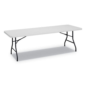 Alera® wholesale. Rectangular Plastic Folding Table, 96w X 30d X 29 1-4h, Gray. HSD Wholesale: Janitorial Supplies, Breakroom Supplies, Office Supplies.