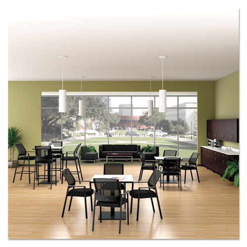 Alera® wholesale. Alera Qub Series Powered Armless L Sectional, 26.38w X 26.38d X 30.5h, Black. HSD Wholesale: Janitorial Supplies, Breakroom Supplies, Office Supplies.