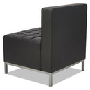 Alera® wholesale. Alera Qub Series Armless L Sectional, 26.38w X 26.38d X 30.5h, Black. HSD Wholesale: Janitorial Supplies, Breakroom Supplies, Office Supplies.