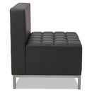 Alera® wholesale. Alera Qub Series Armless L Sectional, 26.38w X 26.38d X 30.5h, Black. HSD Wholesale: Janitorial Supplies, Breakroom Supplies, Office Supplies.