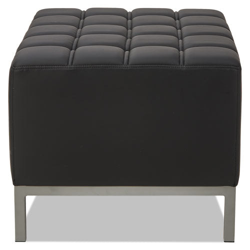 Alera® wholesale. Alera Qub Series Ottoman, 26.38w X 21.5d X 17.5h, Black. HSD Wholesale: Janitorial Supplies, Breakroom Supplies, Office Supplies.