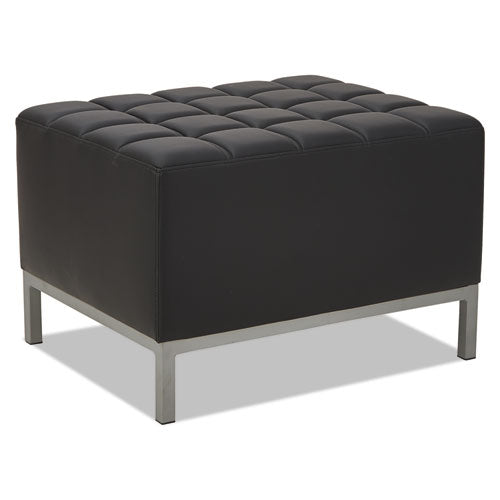 Alera® wholesale. Alera Qub Series Ottoman, 26.38w X 21.5d X 17.5h, Black. HSD Wholesale: Janitorial Supplies, Breakroom Supplies, Office Supplies.