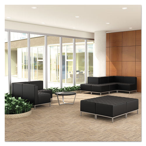 Alera® wholesale. Alera Qub Series Ottoman, 26.38w X 21.5d X 17.5h, Black. HSD Wholesale: Janitorial Supplies, Breakroom Supplies, Office Supplies.