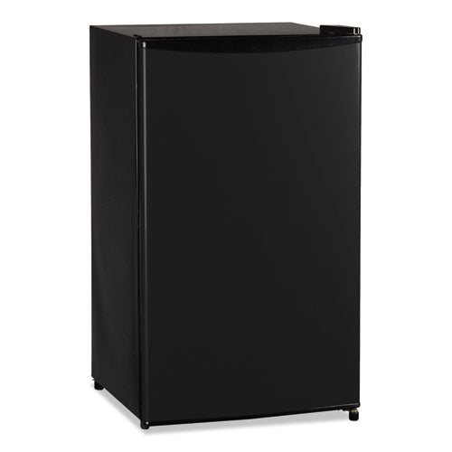 Alera™ wholesale. 3.2 Cu. Ft. Refrigerator With Chiller Compartment, Black. HSD Wholesale: Janitorial Supplies, Breakroom Supplies, Office Supplies.