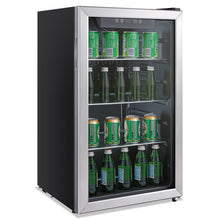 Load image into Gallery viewer, Alera™ wholesale. 3.4 Cu. Ft. Beverage Cooler, Stainless Steel-black. HSD Wholesale: Janitorial Supplies, Breakroom Supplies, Office Supplies.