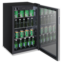 Load image into Gallery viewer, Alera™ wholesale. 3.4 Cu. Ft. Beverage Cooler, Stainless Steel-black. HSD Wholesale: Janitorial Supplies, Breakroom Supplies, Office Supplies.