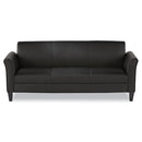 Alera® wholesale. Alera Reception Lounge Furniture, 3-cushion Sofa, 77 X 31.5 X 32, Black. HSD Wholesale: Janitorial Supplies, Breakroom Supplies, Office Supplies.