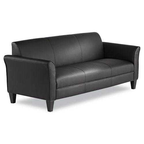 Alera® wholesale. Alera Reception Lounge Furniture, 3-cushion Sofa, 77 X 31.5 X 32, Black. HSD Wholesale: Janitorial Supplies, Breakroom Supplies, Office Supplies.