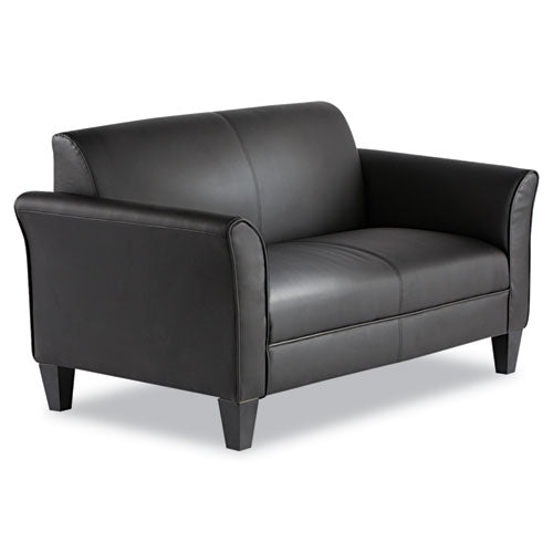 Alera® wholesale. Alera Reception Lounge Furniture, Loveseat, 55.5w X 31.5d X 32h, Black. HSD Wholesale: Janitorial Supplies, Breakroom Supplies, Office Supplies.