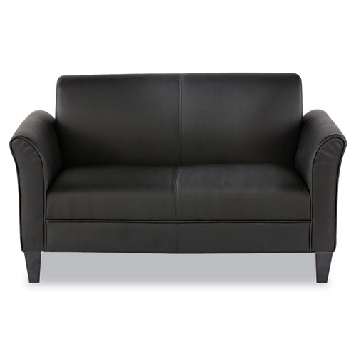 Alera® wholesale. Alera Reception Lounge Furniture, Loveseat, 55.5w X 31.5d X 32h, Black. HSD Wholesale: Janitorial Supplies, Breakroom Supplies, Office Supplies.