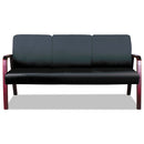 Alera® wholesale. Alera Reception Lounge Wl 3-seat Sofa, 65.75 X 26.13 X 33, Black-mahogany. HSD Wholesale: Janitorial Supplies, Breakroom Supplies, Office Supplies.