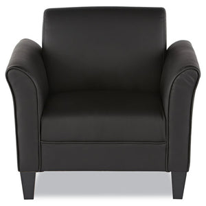 Alera® wholesale. Alera Reception Lounge Sofa Series Club Chair, 35.43'' X 30.70'' X 32.28'', Black Seat-black Back, Black Base. HSD Wholesale: Janitorial Supplies, Breakroom Supplies, Office Supplies.