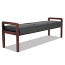 Alera® wholesale. Alera Reception Lounge Wl Series Bench, 65.75 X 22.25 X 22.88, Black-mahogany. HSD Wholesale: Janitorial Supplies, Breakroom Supplies, Office Supplies.