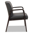 Alera® wholesale. Alera Reception Lounge Wl Series Guest Chair, 24.21'' X 26.14'' X 32.67'', Black Seat-black Back, Espresso Base. HSD Wholesale: Janitorial Supplies, Breakroom Supplies, Office Supplies.