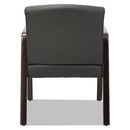 Alera® wholesale. Alera Reception Lounge Wl Series Guest Chair, 24.21'' X 26.14'' X 32.67'', Black Seat-black Back, Espresso Base. HSD Wholesale: Janitorial Supplies, Breakroom Supplies, Office Supplies.