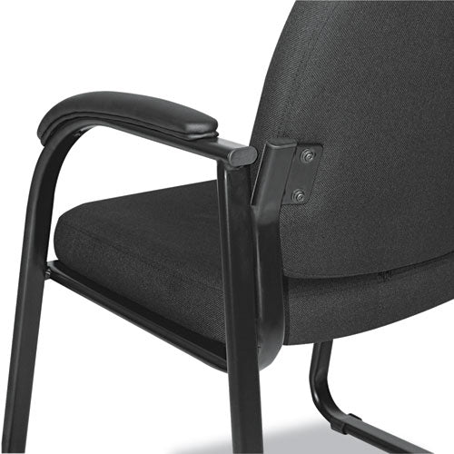 Alera® wholesale. Alera Genaro Series Half-back Sled Base Guest Chair, 24.63" X 26.63" X 34", Black Seat-black Back, Black Base. HSD Wholesale: Janitorial Supplies, Breakroom Supplies, Office Supplies.