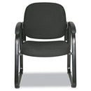 Alera® wholesale. Alera Genaro Series Half-back Sled Base Guest Chair, 24.63" X 26.63" X 34", Black Seat-black Back, Black Base. HSD Wholesale: Janitorial Supplies, Breakroom Supplies, Office Supplies.