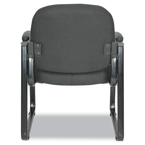 Alera® wholesale. Alera Genaro Series Half-back Sled Base Guest Chair, 24.63" X 26.63" X 34", Black Seat-black Back, Black Base. HSD Wholesale: Janitorial Supplies, Breakroom Supplies, Office Supplies.