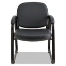 Alera® wholesale. Alera Genaro Series Half-back Sled Base Guest Chair, 24.63" X 26.63" X 34", Black Seat-black Back, Black Base. HSD Wholesale: Janitorial Supplies, Breakroom Supplies, Office Supplies.
