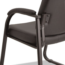 Load image into Gallery viewer, Alera® wholesale. Alera Genaro Series Half-back Sled Base Guest Chair, 24.63&quot; X 26.63&quot; X 34&quot;, Black Seat-black Back, Black Base. HSD Wholesale: Janitorial Supplies, Breakroom Supplies, Office Supplies.
