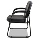 Alera® wholesale. Alera Genaro Series Half-back Sled Base Guest Chair, 24.63" X 26.63" X 34", Black Seat-black Back, Black Base. HSD Wholesale: Janitorial Supplies, Breakroom Supplies, Office Supplies.