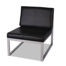Alera® wholesale. Alera Ispara Series Armless Chair, 26.38" X 31.13" X 30", Black Seat-black Back, Silver Base. HSD Wholesale: Janitorial Supplies, Breakroom Supplies, Office Supplies.