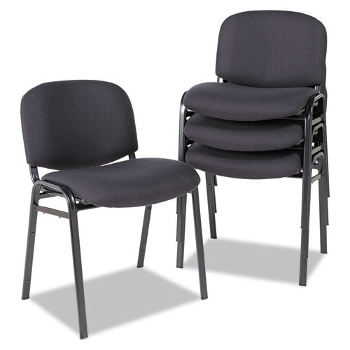 Alera® wholesale. Alera Continental Series Stacking Chairs, Black Seat-black Back, Black Base, 4-carton. HSD Wholesale: Janitorial Supplies, Breakroom Supplies, Office Supplies.