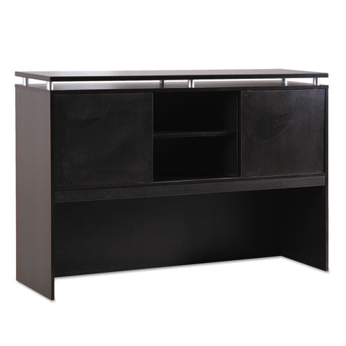 Alera® wholesale. Alera Sedina Series Hutch With Sliding Doors, 72w X 15d X 42.5h, Espresso. HSD Wholesale: Janitorial Supplies, Breakroom Supplies, Office Supplies.