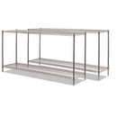 Alera® wholesale. Ba Plus Wire Shelving Kit, 4 Shelves, 72" X 18" X 72", Black Anthracite Plus. HSD Wholesale: Janitorial Supplies, Breakroom Supplies, Office Supplies.