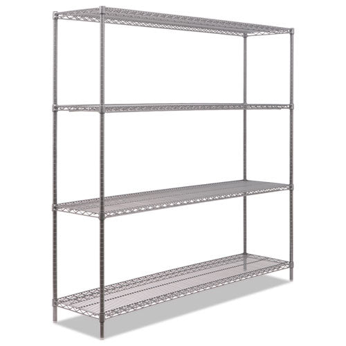 Alera® wholesale. Ba Plus Wire Shelving Kit, 4 Shelves, 72