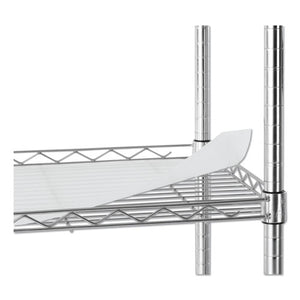 Alera® wholesale. 3-shelf Wire Cart With Liners, 34.5w X 18d X 40h, Silver, 600-lb Capacity. HSD Wholesale: Janitorial Supplies, Breakroom Supplies, Office Supplies.