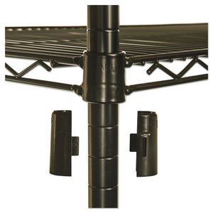 Alera® wholesale. Nsf Certified Industrial 4-shelf Wire Shelving Kit, 36w X 18d X 72h, Black. HSD Wholesale: Janitorial Supplies, Breakroom Supplies, Office Supplies.