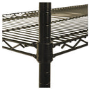 Alera® wholesale. Nsf Certified Industrial 4-shelf Wire Shelving Kit, 36w X 18d X 72h, Black. HSD Wholesale: Janitorial Supplies, Breakroom Supplies, Office Supplies.