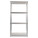 Alera® wholesale. Nsf Certified Industrial 4-shelf Wire Shelving Kit, 36w X 18d X 72h, Silver. HSD Wholesale: Janitorial Supplies, Breakroom Supplies, Office Supplies.