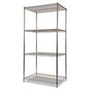Alera® wholesale. Nsf Certified Industrial 4-shelf Wire Shelving Kit, 36w X 24d X 72h, Silver. HSD Wholesale: Janitorial Supplies, Breakroom Supplies, Office Supplies.