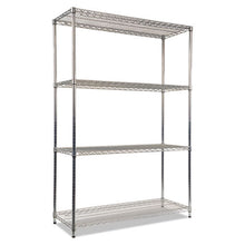 Load image into Gallery viewer, Alera® wholesale. Nsf Certified Industrial 4-shelf Wire Shelving Kit, 48w X 18d X 72h, Silver. HSD Wholesale: Janitorial Supplies, Breakroom Supplies, Office Supplies.