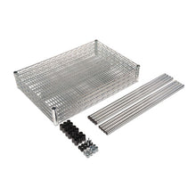 Load image into Gallery viewer, Alera® wholesale. Nsf Certified Industrial 4-shelf Wire Shelving Kit, 48w X 18d X 72h, Silver. HSD Wholesale: Janitorial Supplies, Breakroom Supplies, Office Supplies.
