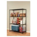 Alera® wholesale. Nsf Certified Industrial 4-shelf Wire Shelving Kit, 48w X 24d X 72h, Black. HSD Wholesale: Janitorial Supplies, Breakroom Supplies, Office Supplies.