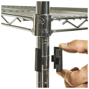 Alera® wholesale. Nsf Certified Industrial 4-shelf Wire Shelving Kit, 48w X 24d X 72h, Silver. HSD Wholesale: Janitorial Supplies, Breakroom Supplies, Office Supplies.