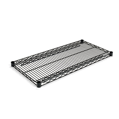 Alera® wholesale. Industrial Wire Shelving Extra Wire Shelves, 36w X 18d, Black, 2 Shelves-carton. HSD Wholesale: Janitorial Supplies, Breakroom Supplies, Office Supplies.