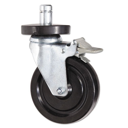 Alera® wholesale. Optional Casters For Wire Shelving, 600 Lbs-caster, Gray, 4-set. HSD Wholesale: Janitorial Supplies, Breakroom Supplies, Office Supplies.