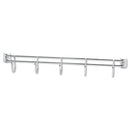 Alera® wholesale. Hook Bars For Wire Shelving, Five Hooks, 24" Deep, Silver, 2 Bars-pack. HSD Wholesale: Janitorial Supplies, Breakroom Supplies, Office Supplies.